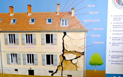 Fissure mur intérieur à Besançon